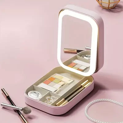 ESPEJO COSMETIQUERA PORTÁTIL LED® Luxury Premium (Copia)